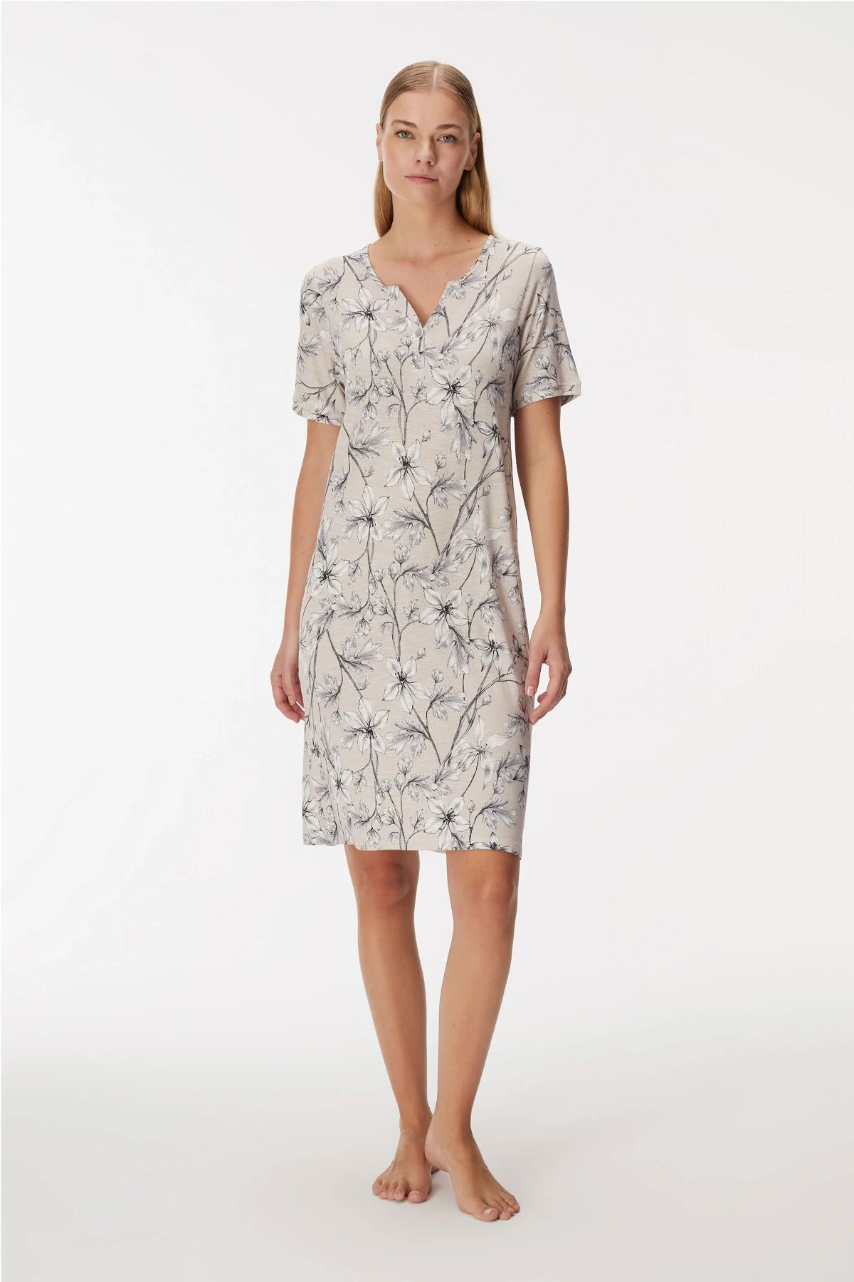 Anıl 11411 Kadın Gecelik Gecelik Sabahlık Takım Toptan