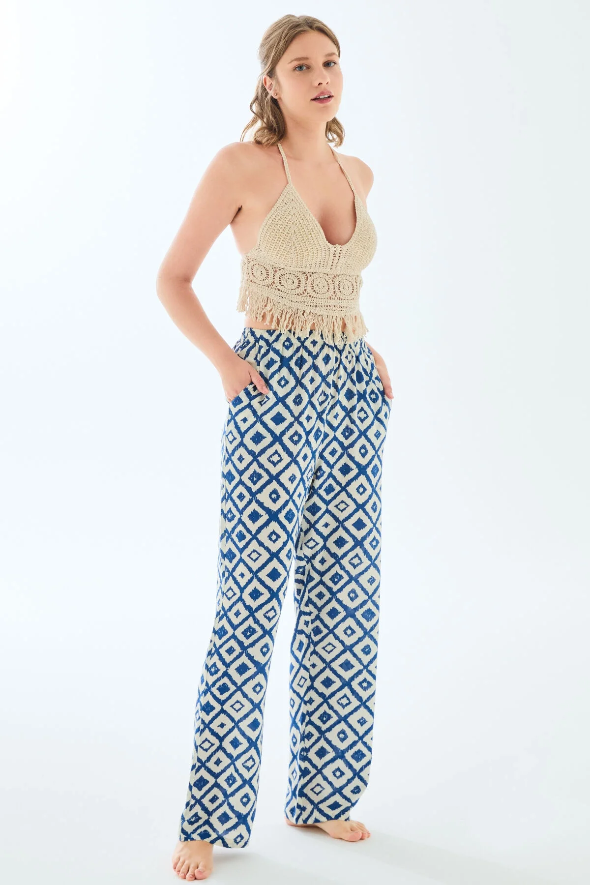 Anıl 11638 Kadın Büstiyer ve Pantolon Takım Gecelik & Sabahlık Toptan