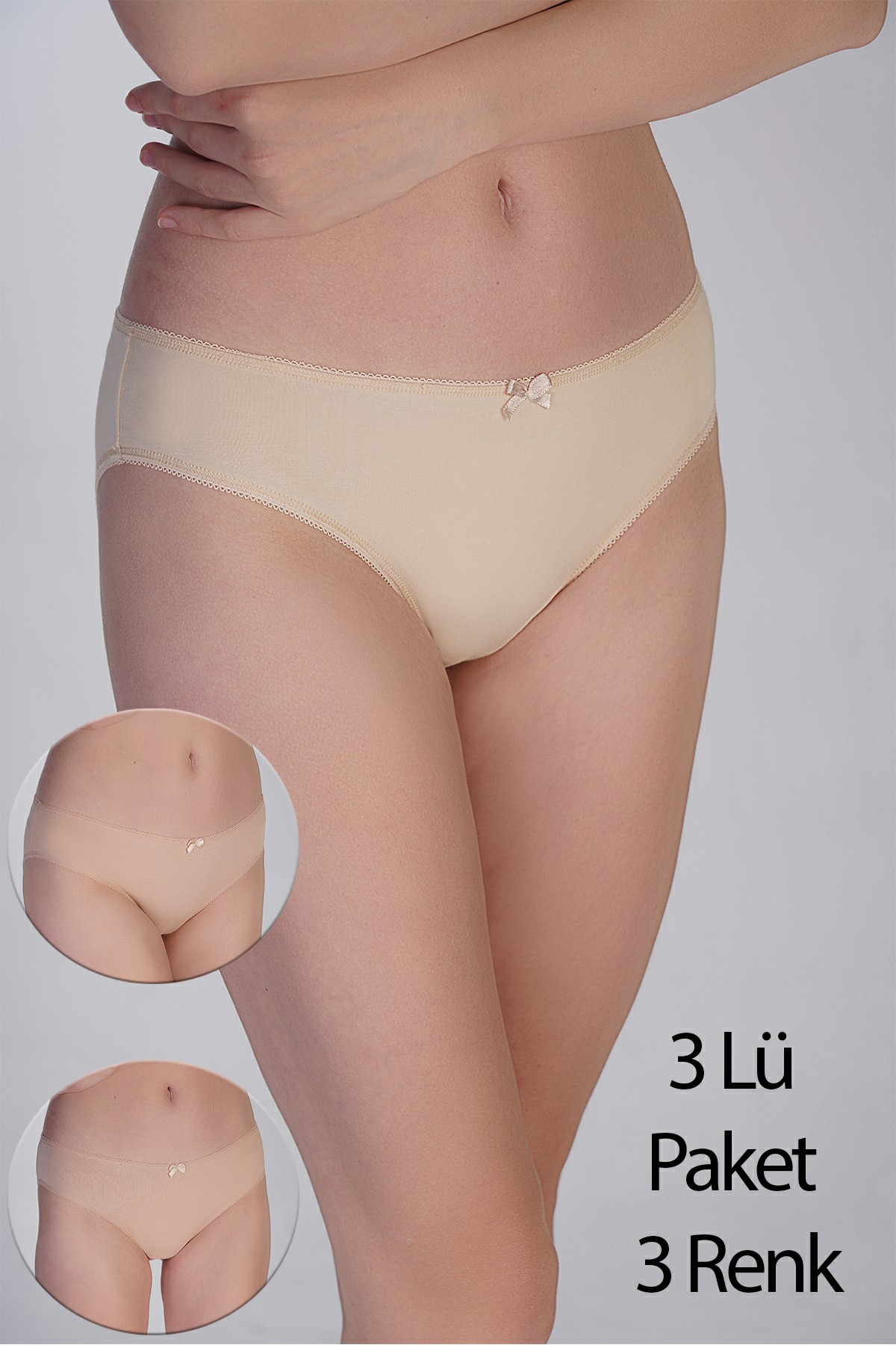5001 - Bikini Penye 3 lü Külot
