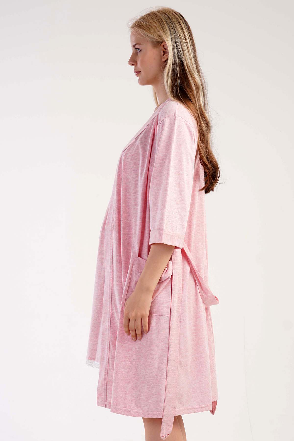 Kadın Ayıcık Desenli Şortlu Pijama takımı
