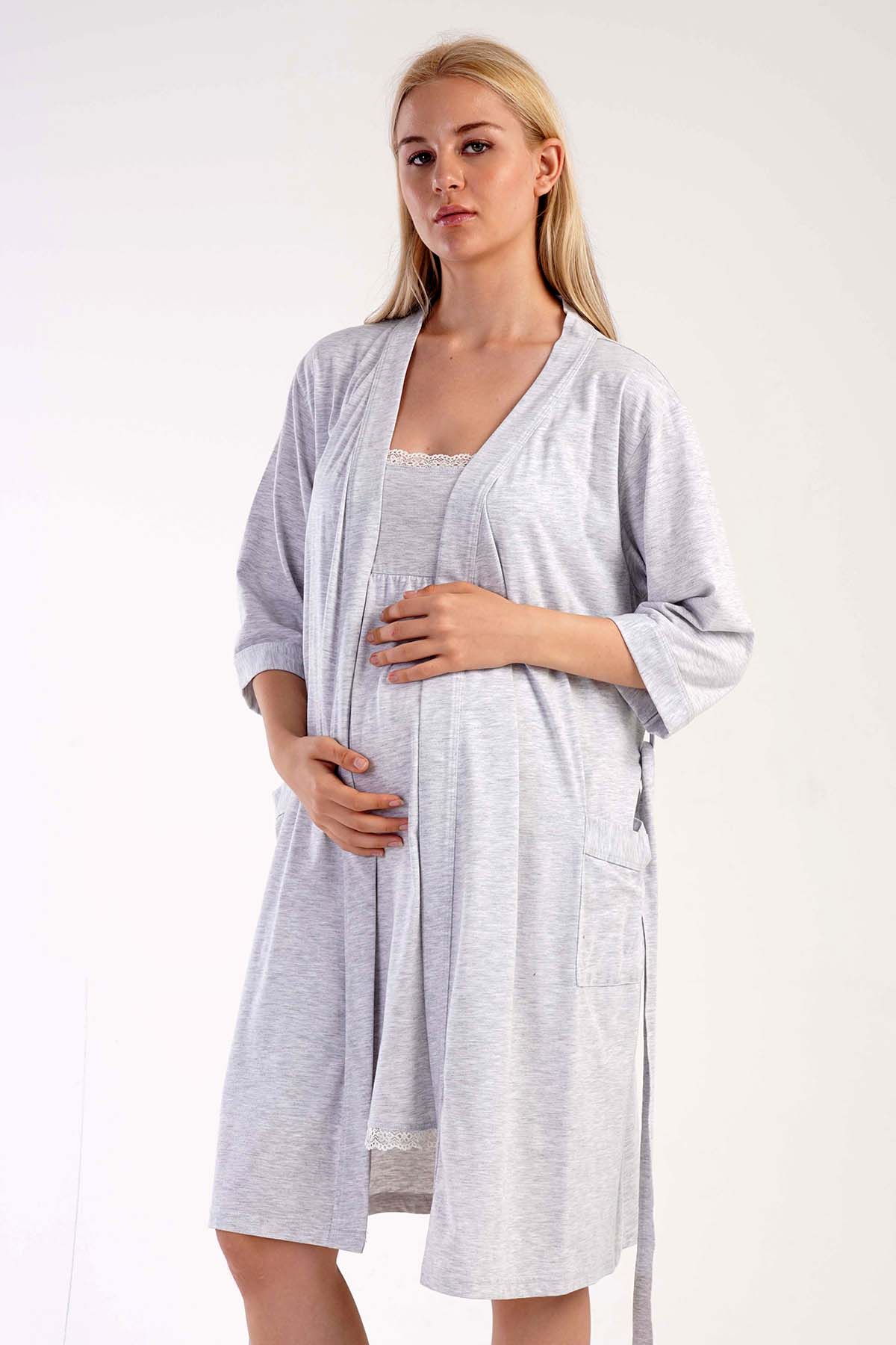 Kadın Ayıcık Desenli Şortlu Pijama takımı