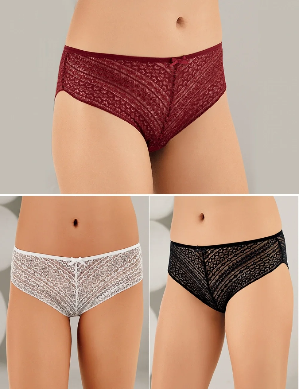 6 Lı Paket Şahinler Dantelli Kadın Külot MB3086