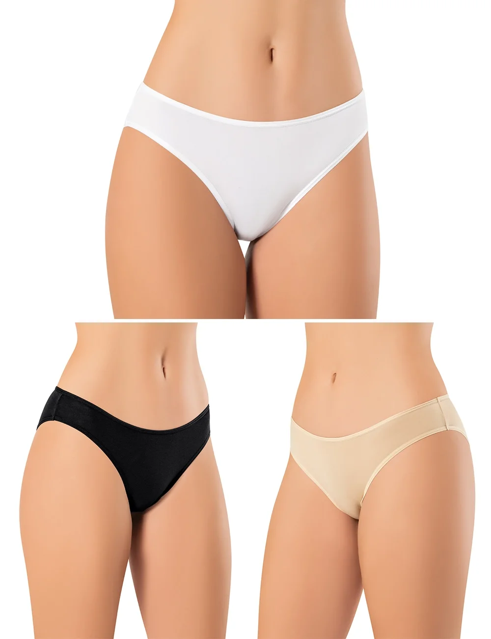 Sahinler 6 LI Şahinler Likralı Modal Külot MB3081 Külot Toptan