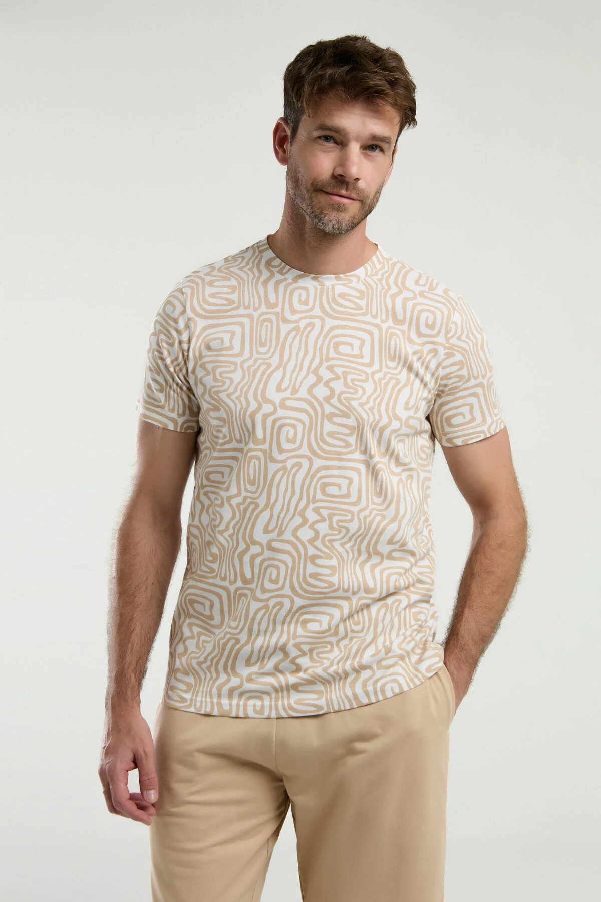 Arnetta Arnetta Erkek Krem Bermuda Takım Bermuda Takım Toptan