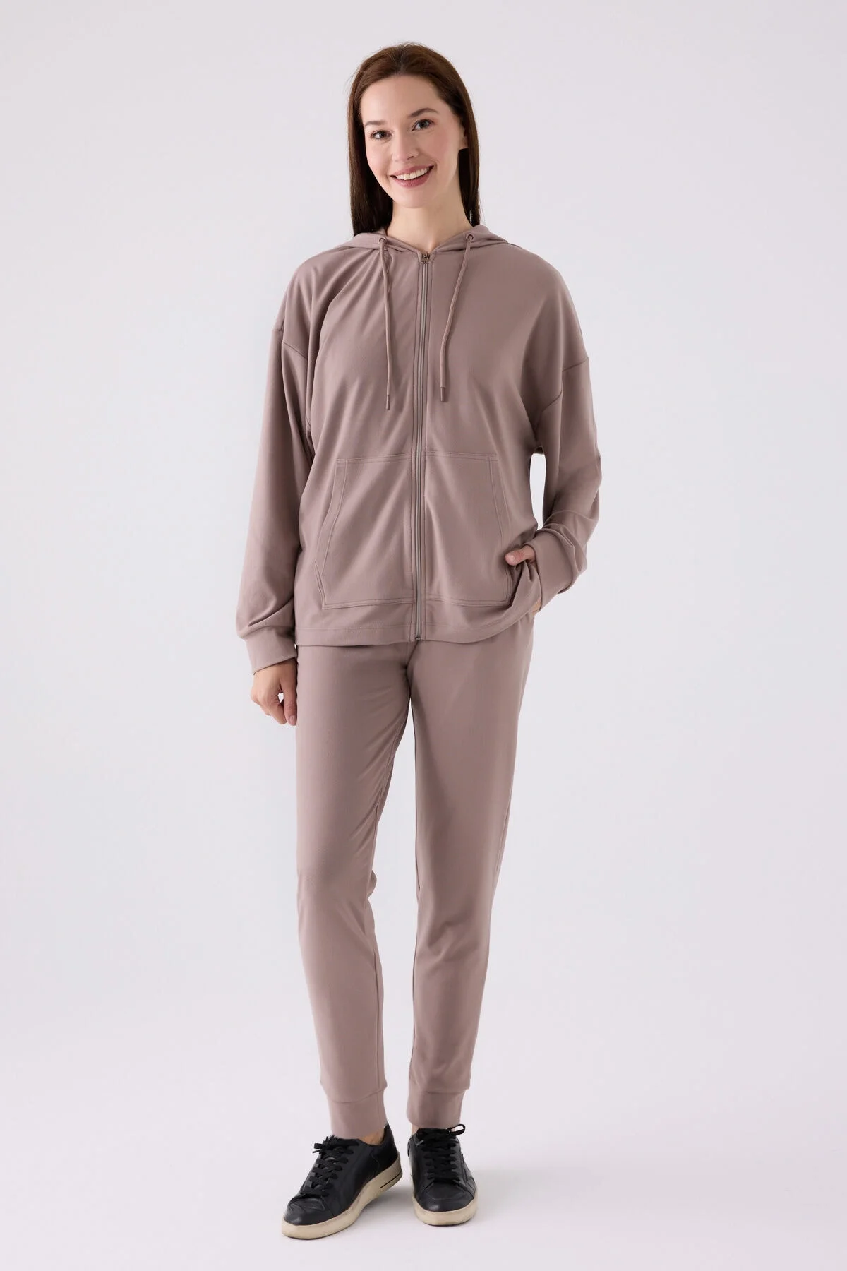 Arnetta Arnetta Kadın Kahverengi Pijama Takımı Pijama Takımları Toptan