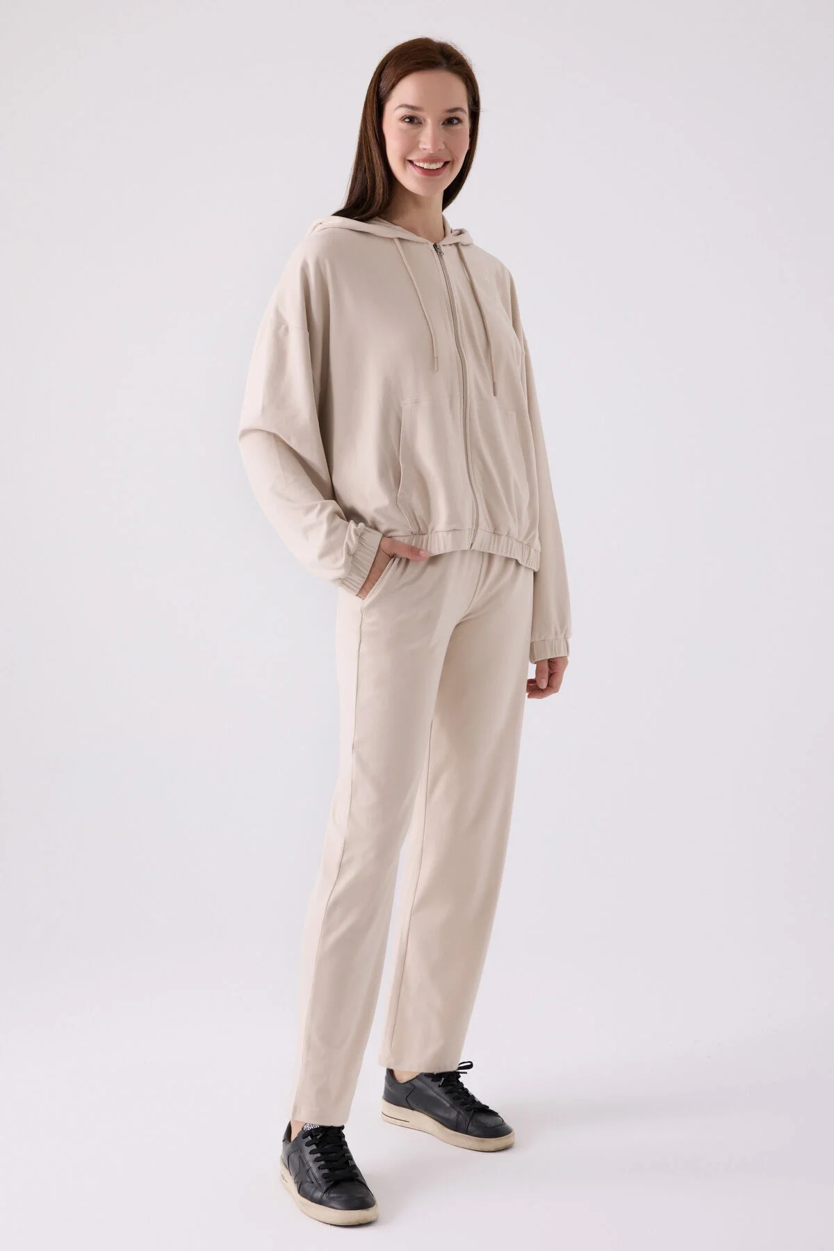 Arnetta Arnetta Kadın Krem Pijama Takımı Pijama Takımları Toptan