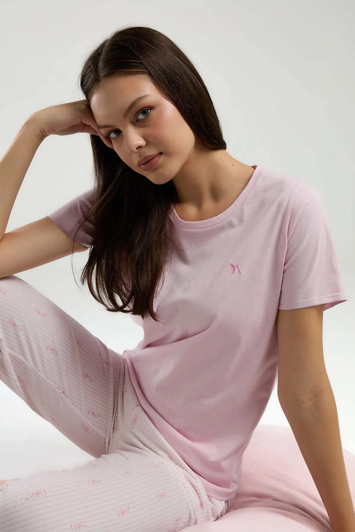 Arnetta Arnetta Kadın Pembe Pijama Takımı Pijama Takımları Toptan