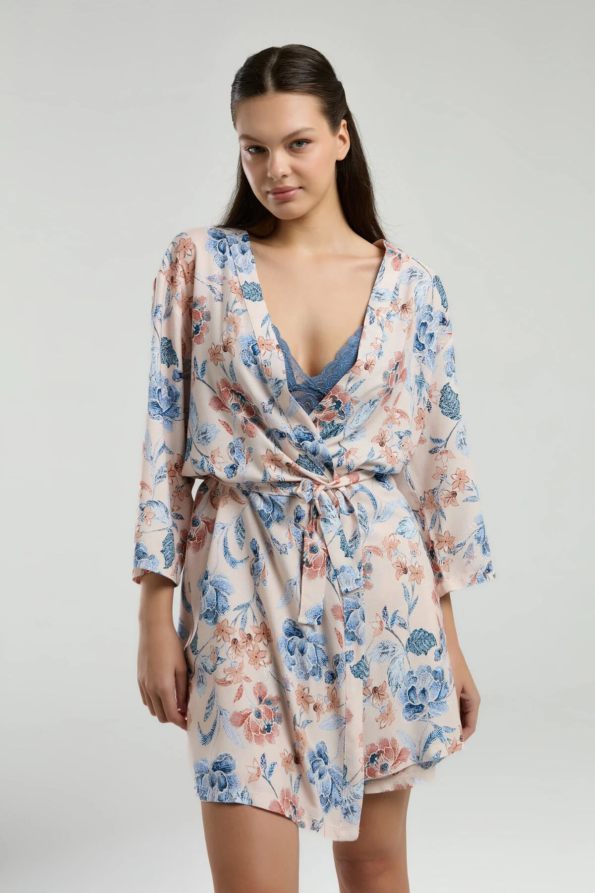 Arnetta Arnetta Kadın Pembe Sabahlık Takım Gecelik & Sabahlık Toptan