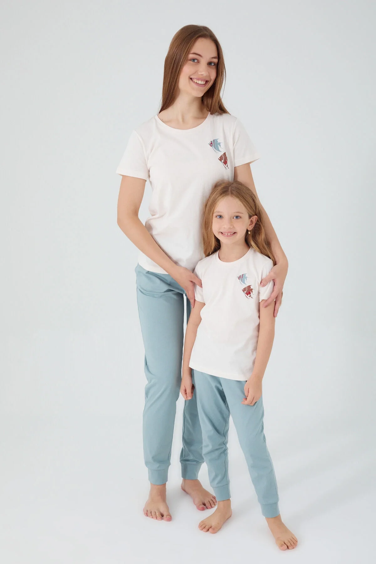 Arnetta Kız Çocuk Beyaz Pijama Takımı