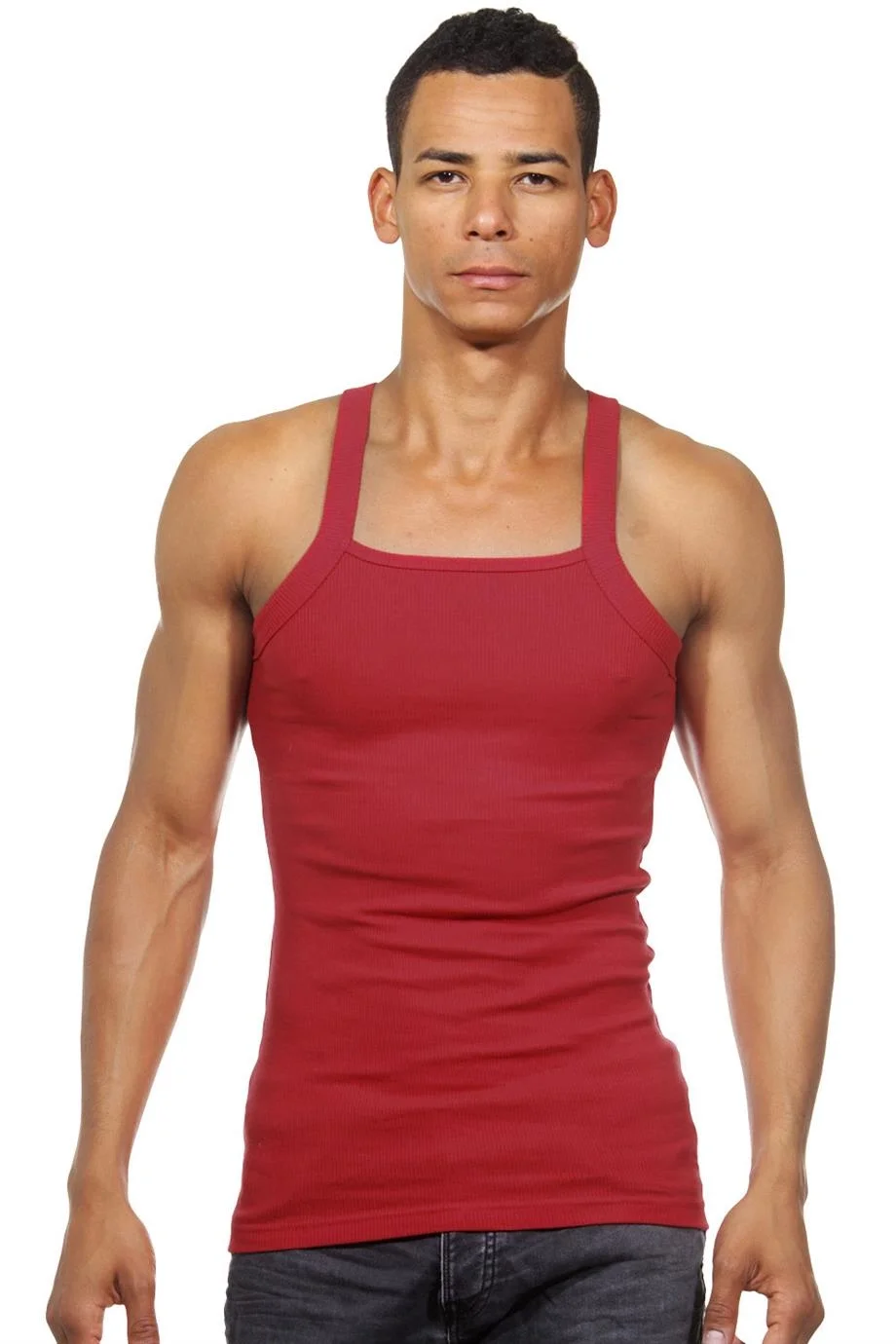 Darkzone Askılı Bordo Erkek Atlet - DZN7107 Atlet Toptan