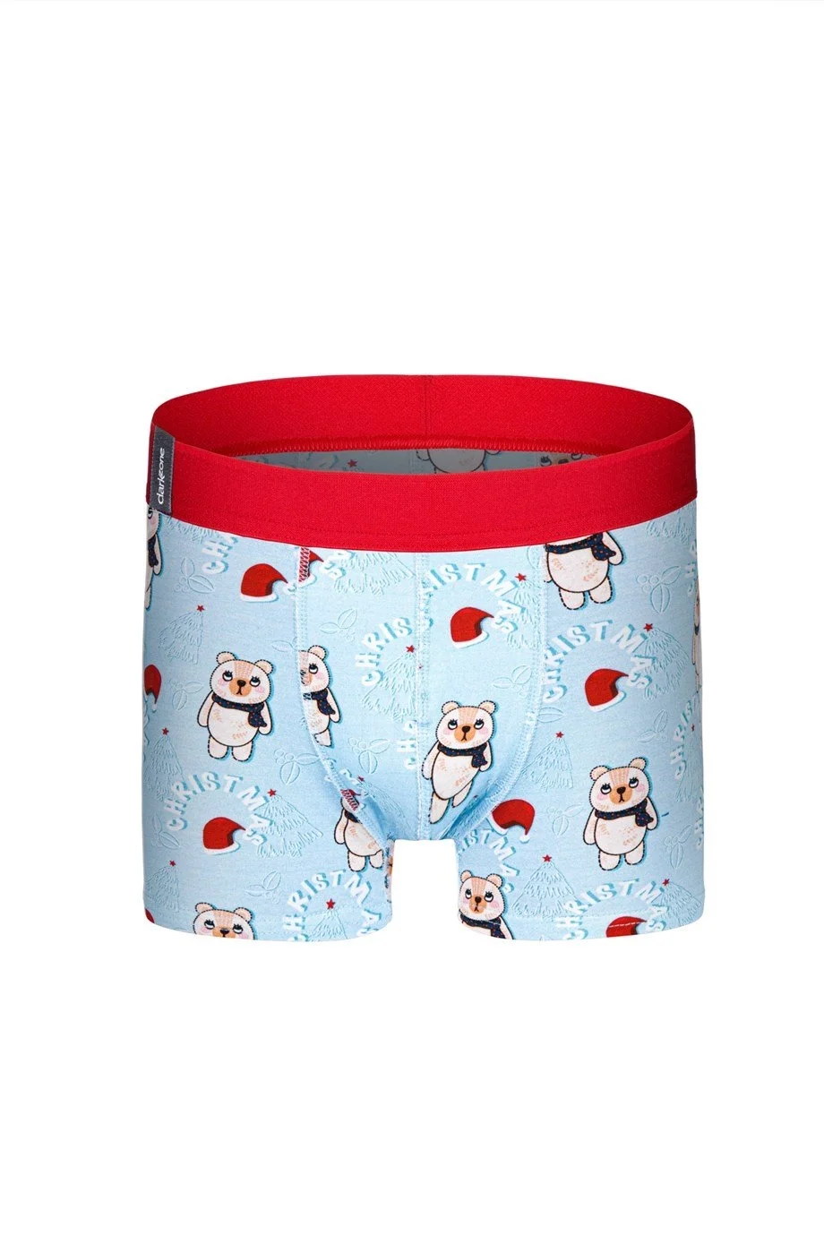 Darkzone Ayıcık Desenli Yılbaşı Erkek Boxer (Dijital Baskılı) - DZNNY0004 Boxer Toptan