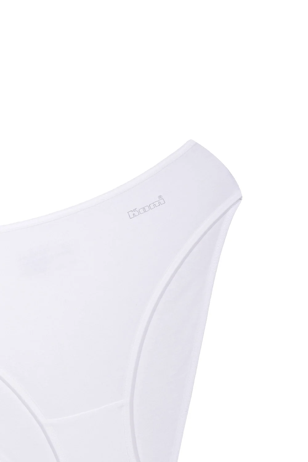 BASIC 5'LI SLIP, kom marka beyaz külot seti, minimalist tasarım, ön görünüm, 5 adet iç giyim ürünü