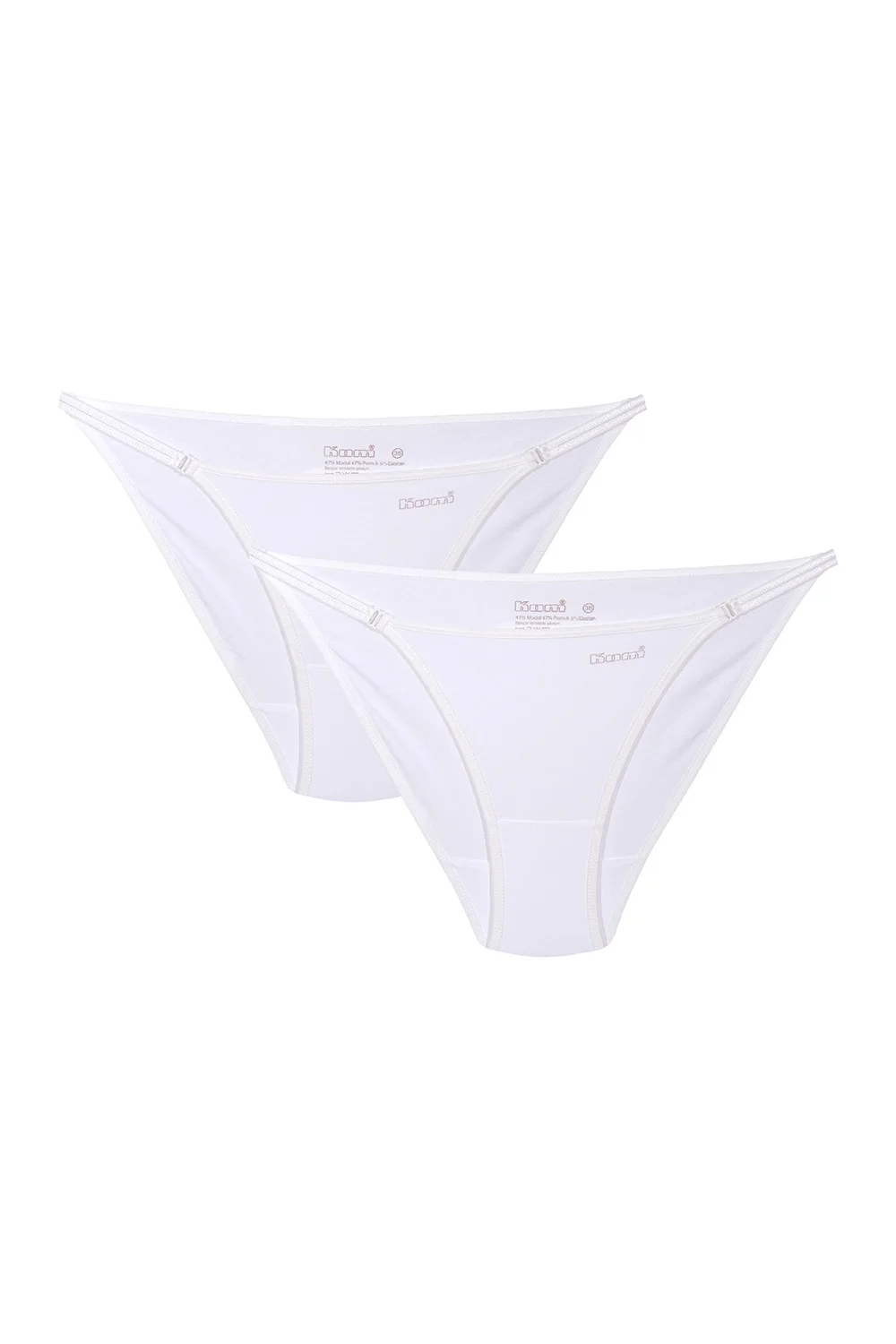 kom Basic Yanları İpli 2 li Külot Seti Külot Toptan