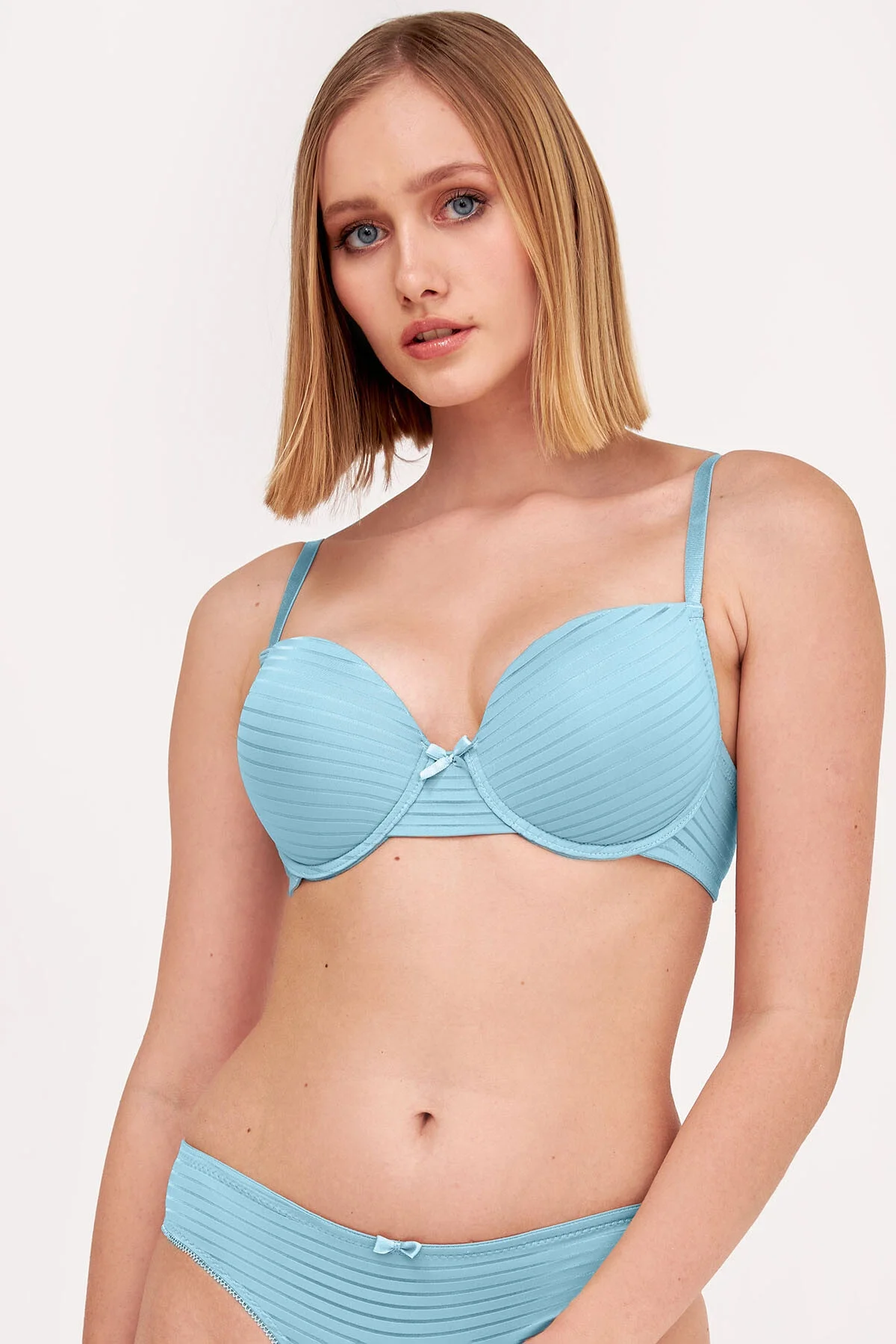 Nbb Bebek Mavisi Sierra Hafif Destekli Sütyen Destekli Sütyen Toptan