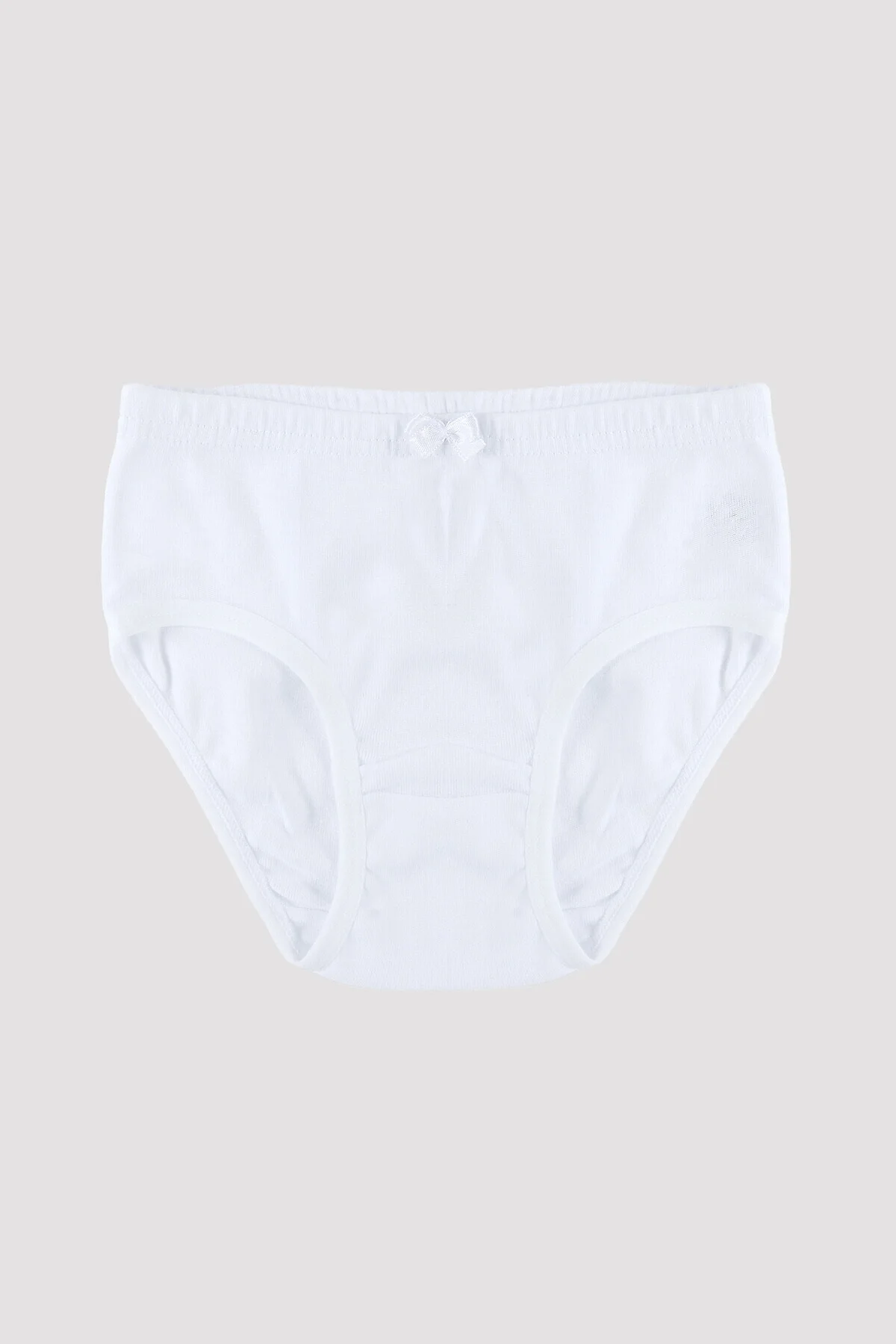 Nbb Beyaz Ribanalı Kız Çocuk Slip Külot Külot Toptan
