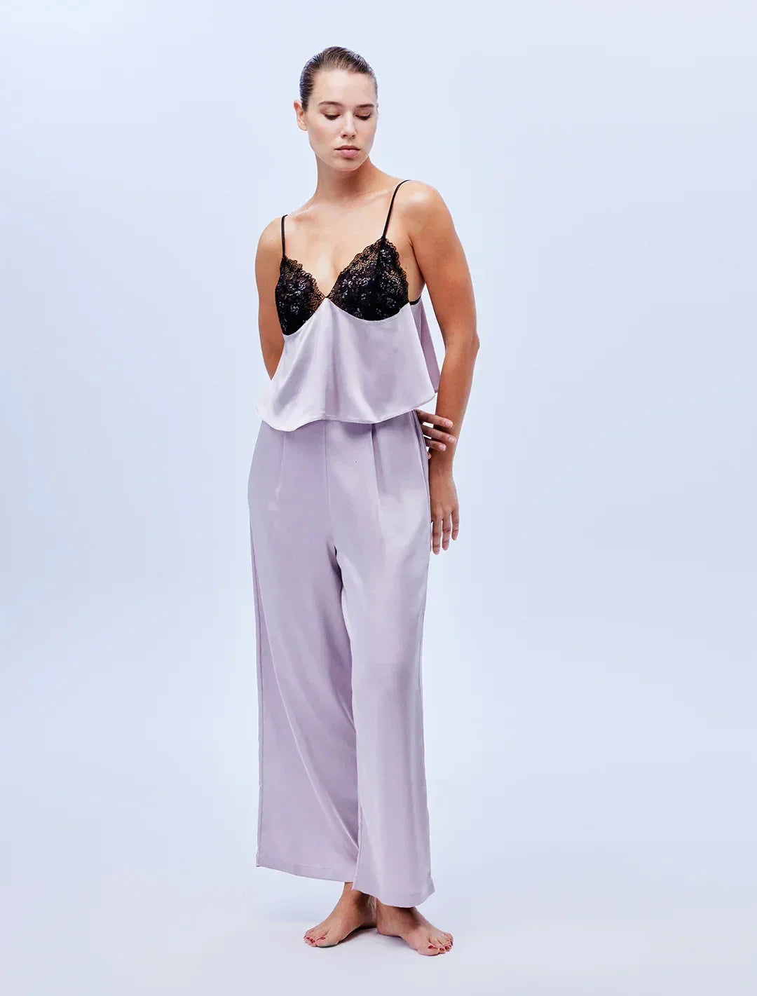 Bjm-1606 Büstiyer Pantolon Sabahlık Vegan Kadife Kumaş 3'Lü Set