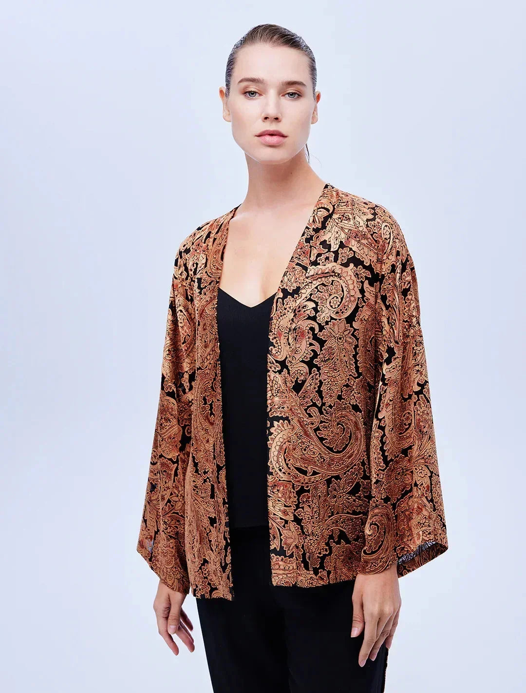 Bjm-1620 Sabahlık Büstiyer Pantolon Vegan Kadife Kumaş 3'Lü Set