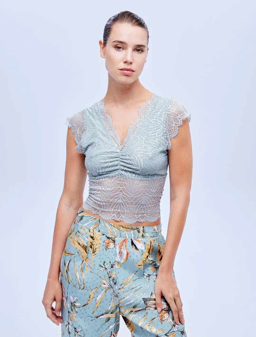 Bjm-1626 Pijama Takım 3'Lü Set Viskoz Jakarlı Takım