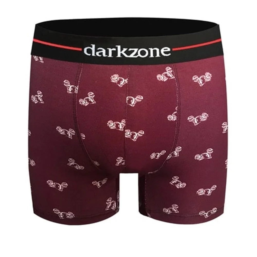 Darkzone Desenli Pamuklu Erkek Boxer - DZN2081 Boxer Toptan