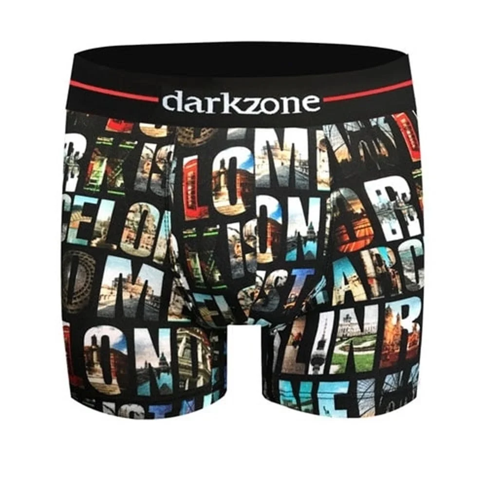 Darkzone Desenli Pamuklu Erkek Boxer - DZN2083 Boxer Toptan