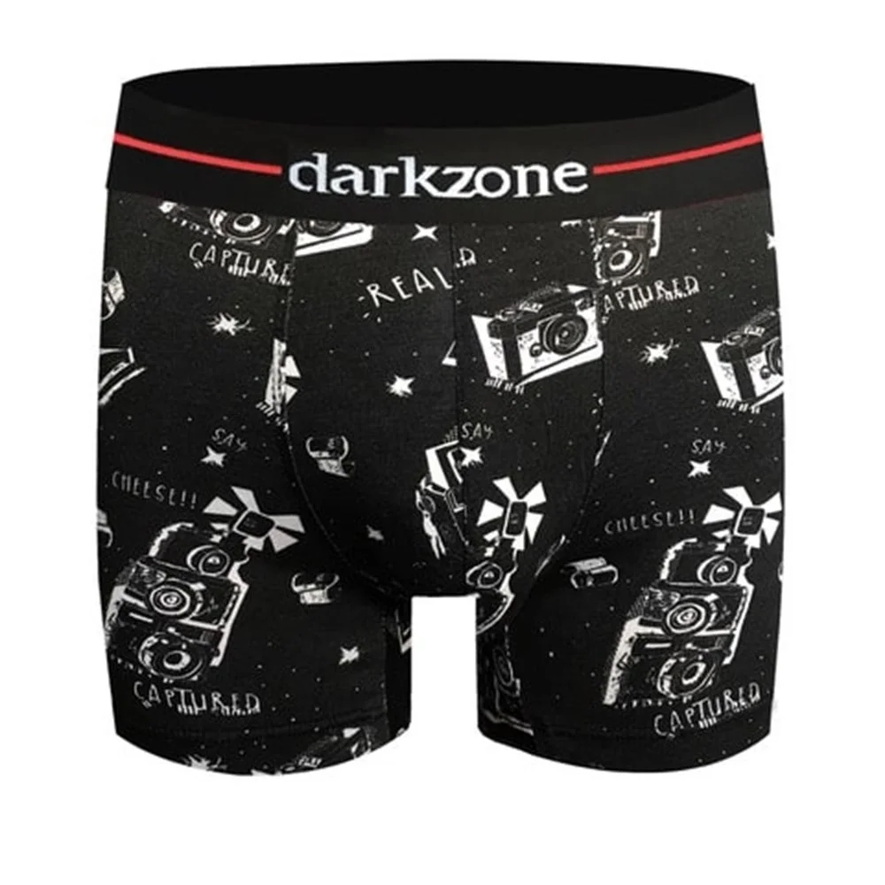 Darkzone Desenli Pamuklu Erkek Boxer - DZN2088 Boxer Toptan