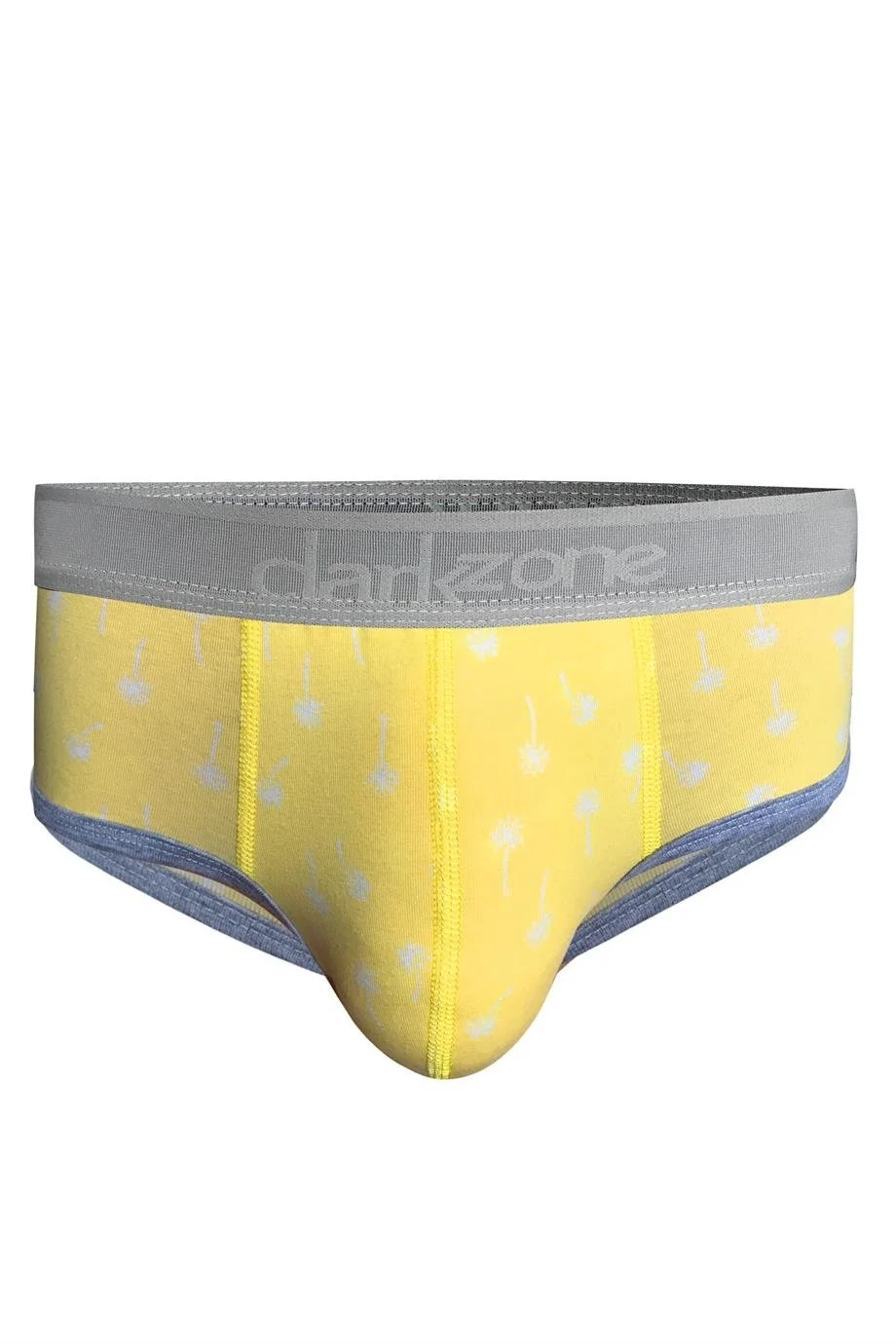 Darkzone Desenli Sarı Hipster Erkek Slip - DZN6126 Slip Toptan