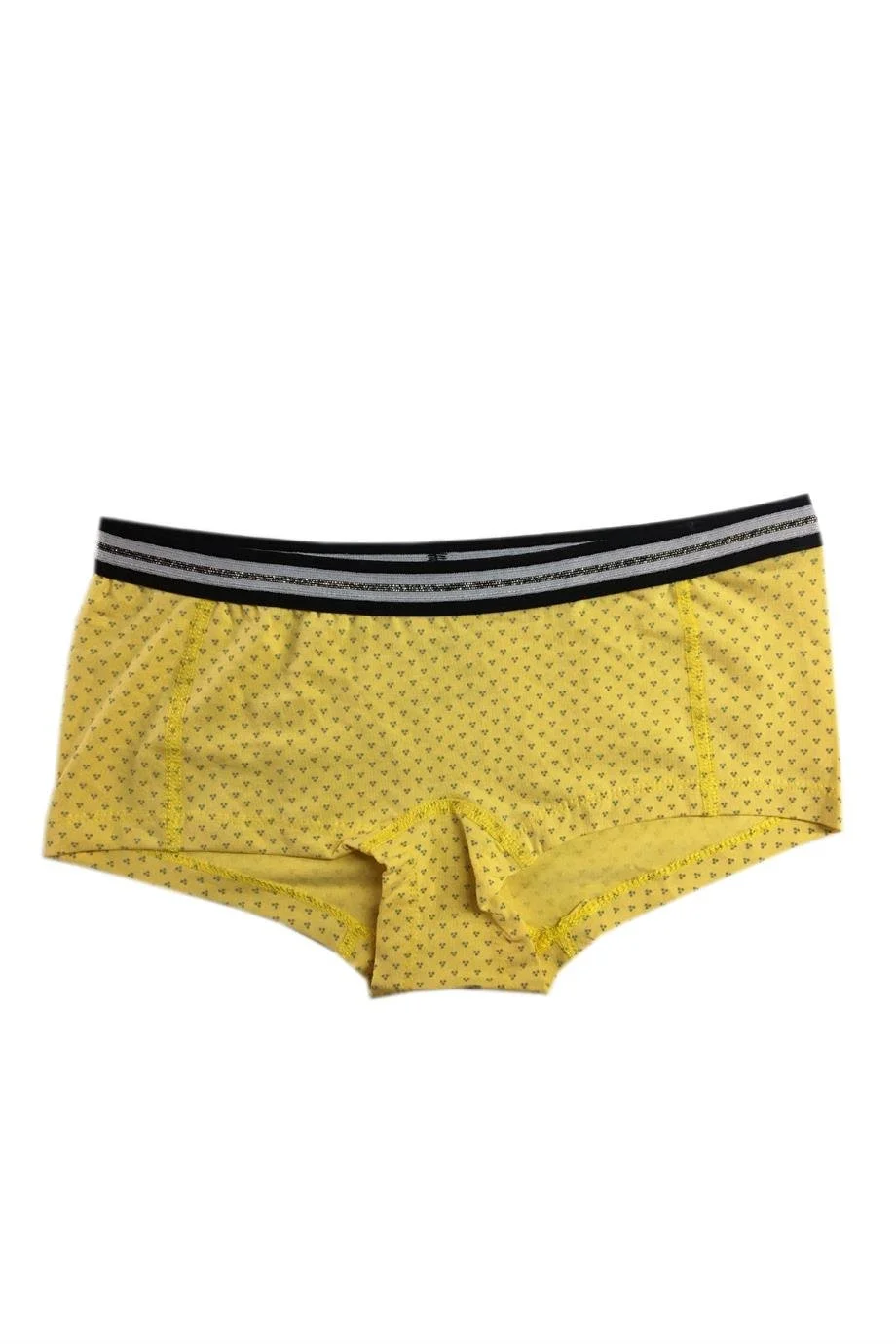 Darkzone Dijital Baskılı Desenli Sarı Kadın Boxer - DZBYN0023 Boxer Toptan