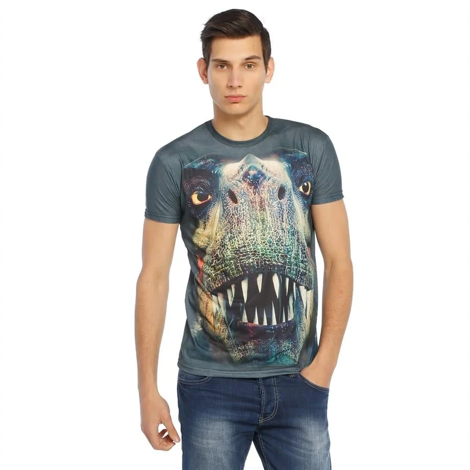 Darkzone Dinozor Desenli 3d Tişört - DZN8344 Atlet Toptan