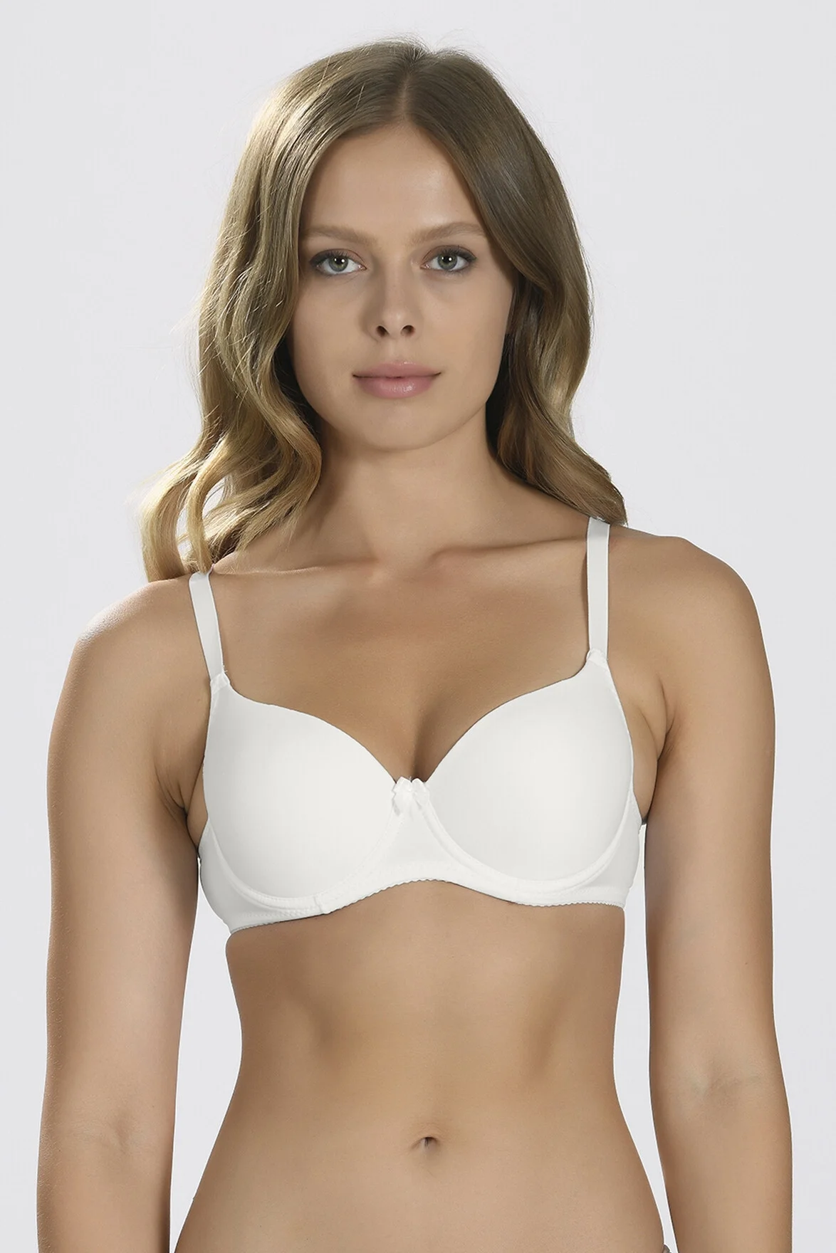 Nbb Ekru Mikro Kaplı Desteksiz Basic Sütyen Desteksiz Sütyen Toptan