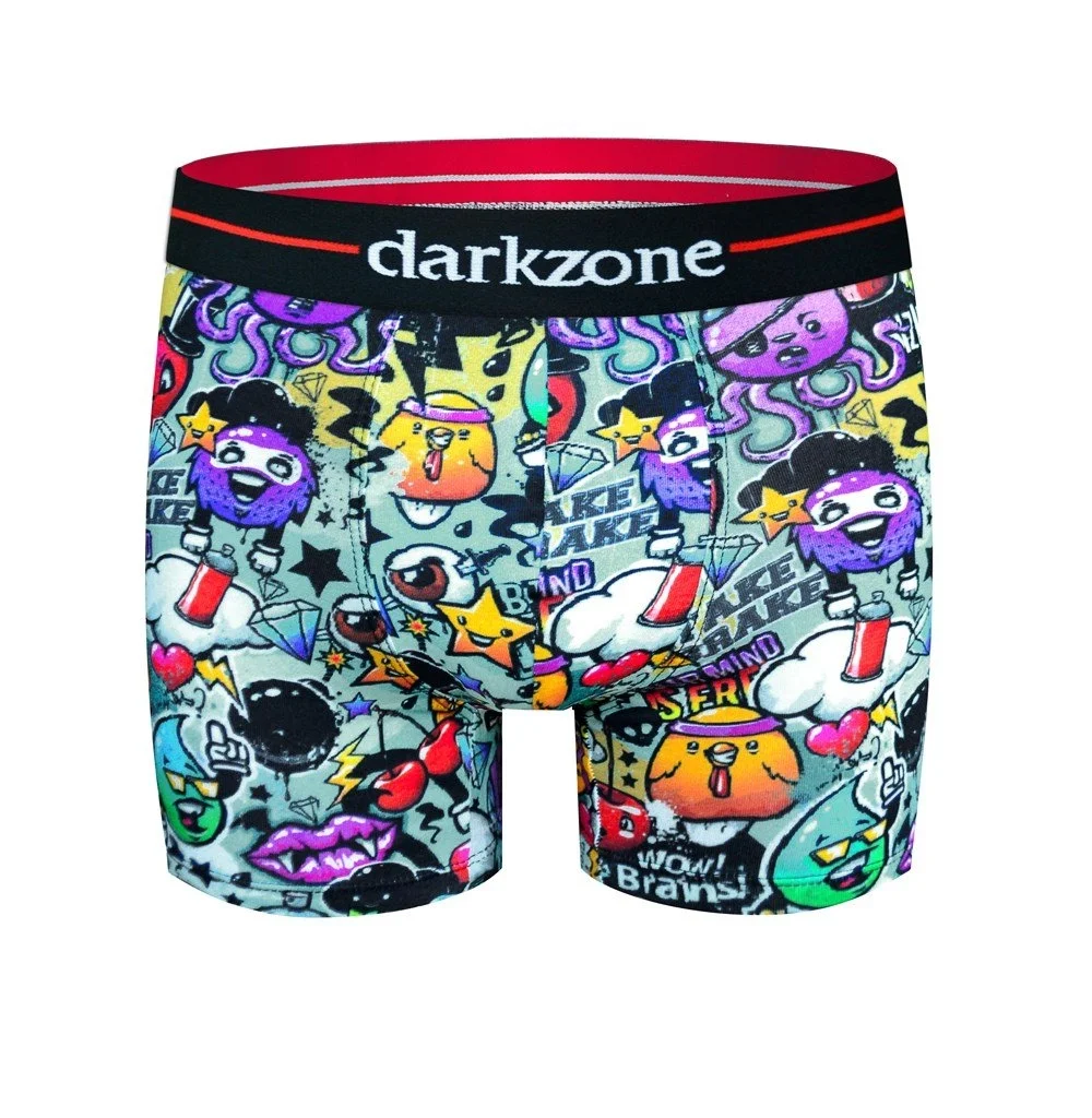 Darkzone Emoji Desenli Boxer (Dijital Baskılı) - DZN2078 Boxer Toptan