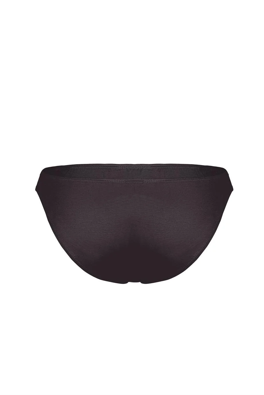 Erkek antrasit bambu slip, Darkzone marka, ön görünüm, minimalist tasarımlı, 92% bambu iç giyim