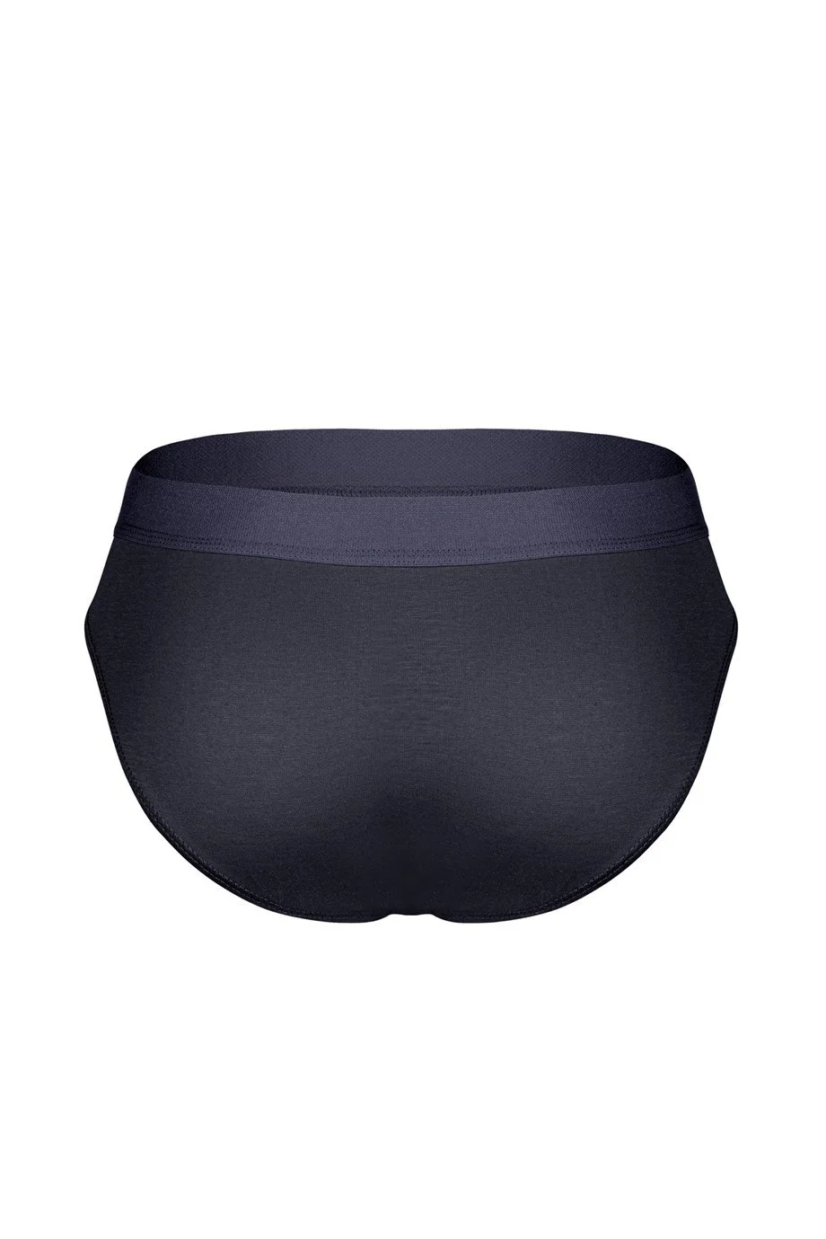 Erkek lastikli antrasit bambu slip, Darkzone marka, ön görünüm, rahat ve esnek iç giyim, DZNBM6308 modeli