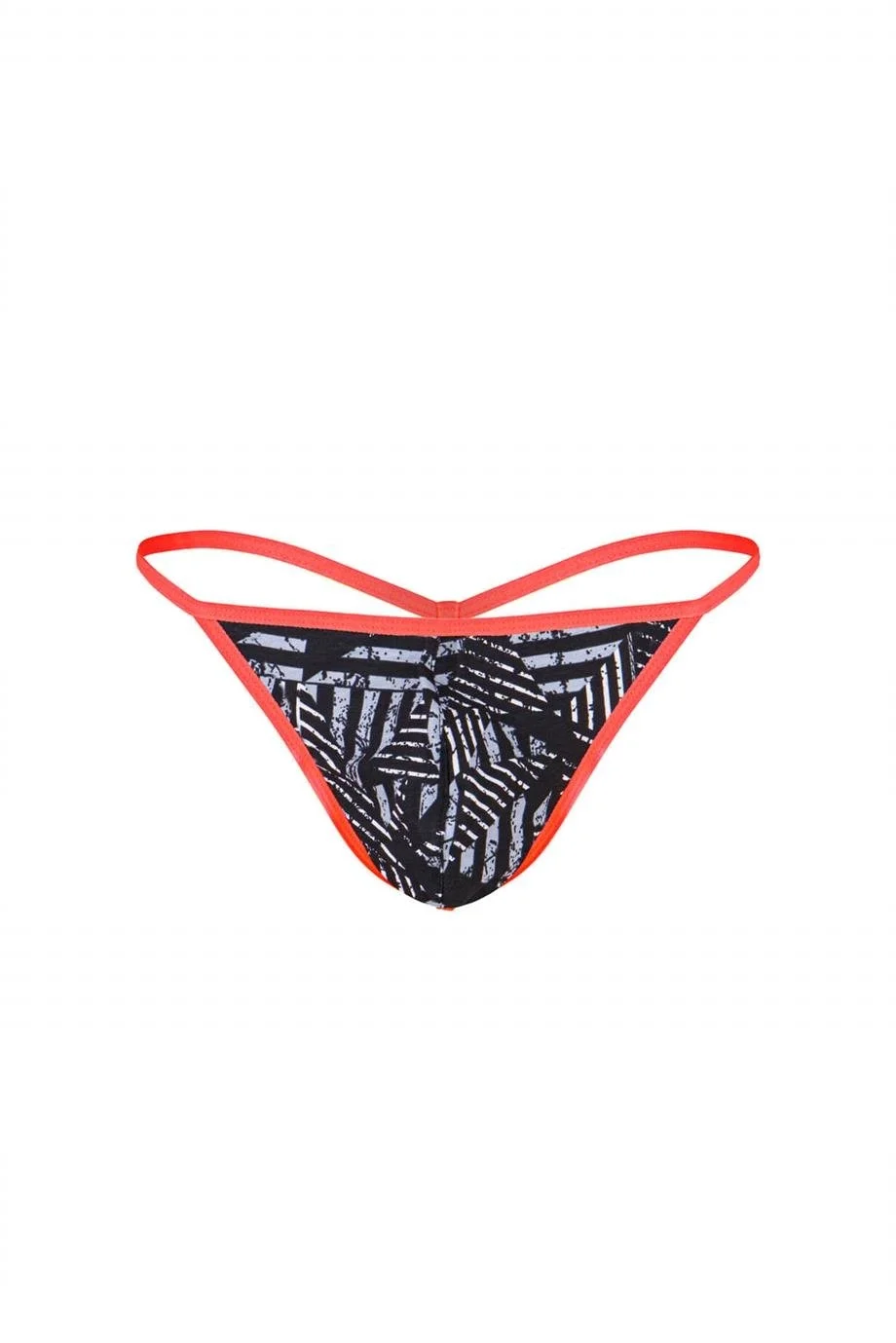 Darkzone Erkek Neon Lastikli Desenli String - DZN6681 Slip Toptan
