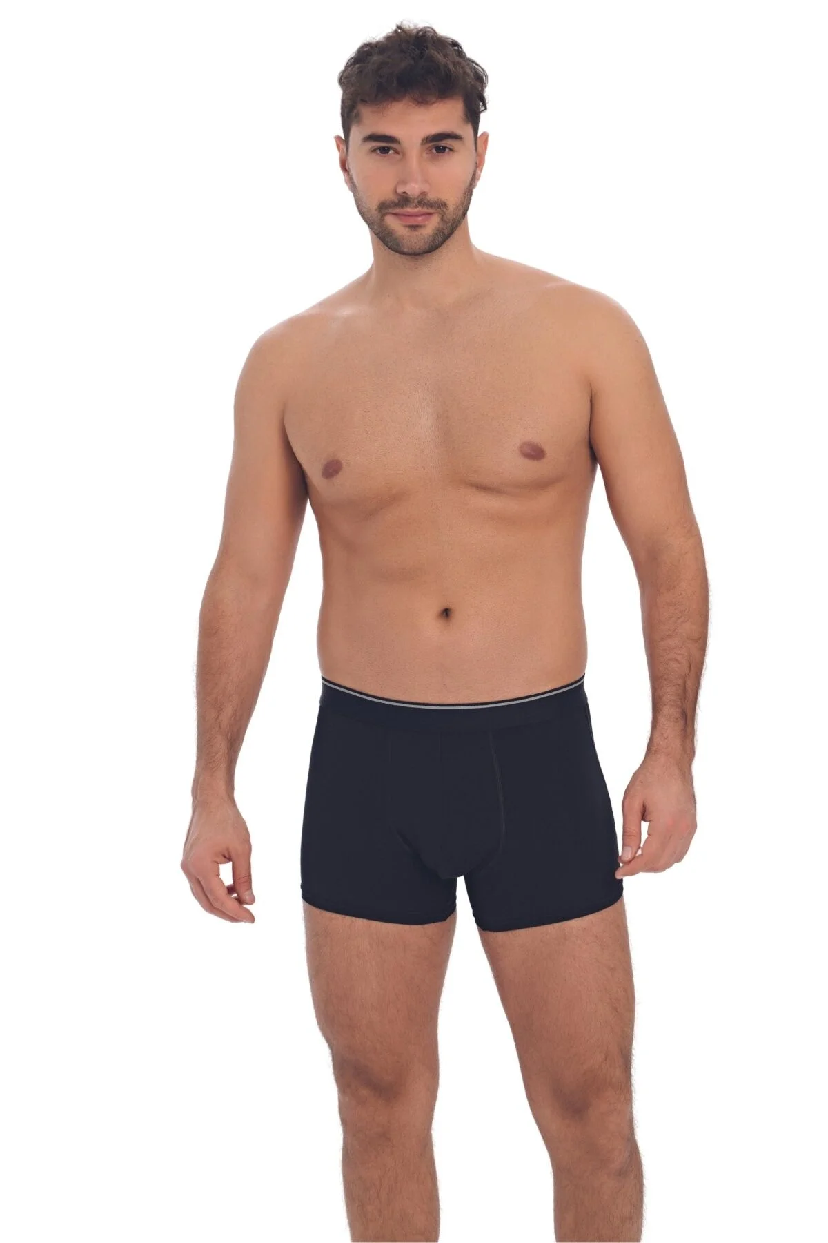 Anıl Erkek Pamuk ve Modal Kumaş Geniş Bel Lastikli Klasik Bokser (0019) Boxer Toptan