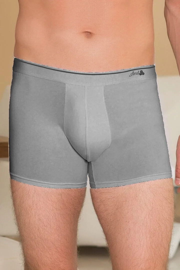 Anıl Erkek Pamuklu Geniş Bel Lastikli Klasik Bokser (0066) Boxer Toptan