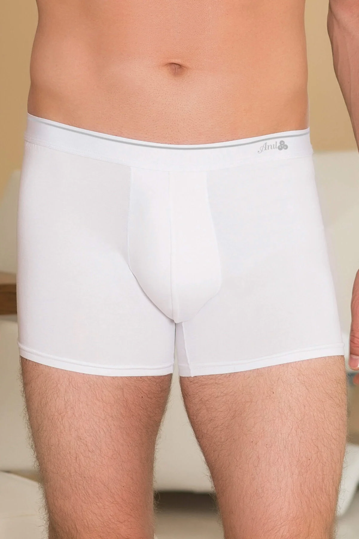 Anıl Erkek Pamuklu Geniş Bel Lastikli Klasik Bokser (0066) Boxer Toptan