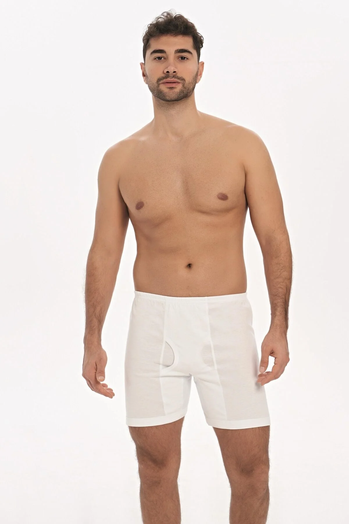 Anıl Erkek Pamuklu Klasik Uzun Paça Bokser (0017) Boxer Toptan