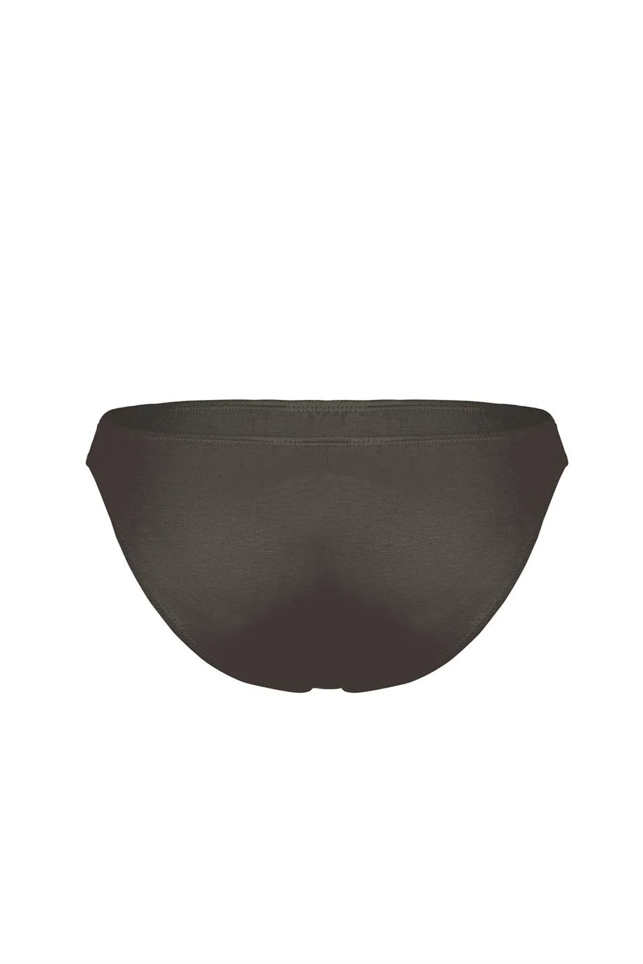 Erkek yeşil bambu slip, Darkzone marka, minimalist tasarım, beyaz arka plan, ürün detaylı ön görünüm