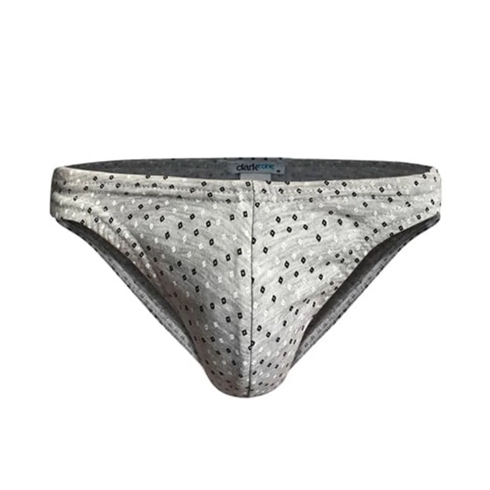 Darkzone Geometrik Desenli Gri Erkek Slip - DZN6472 Slip Toptan