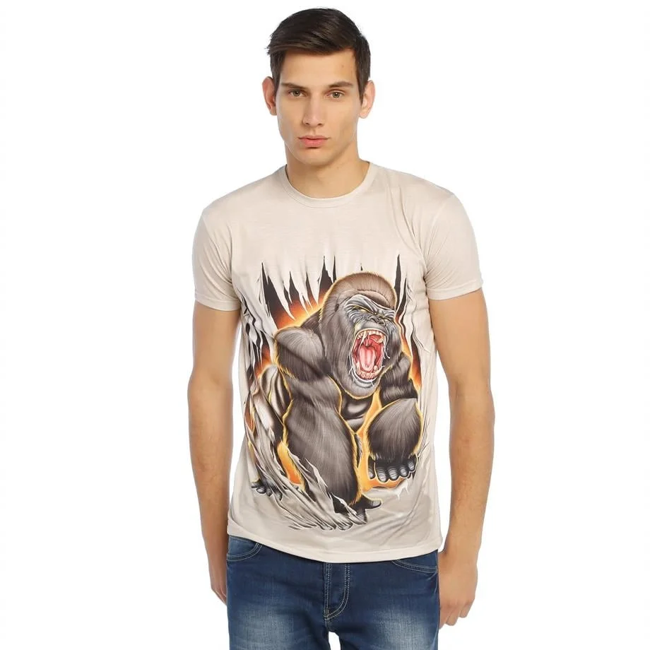Darkzone Goril Desenli 3d Tişört - DZN8328 Atlet Toptan