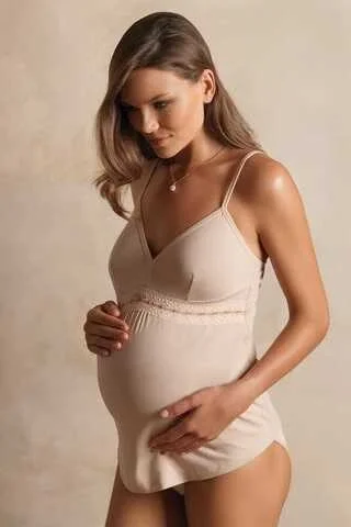 Yeni İnci Hamile Atleti İnce Askılı Atlet Toptan