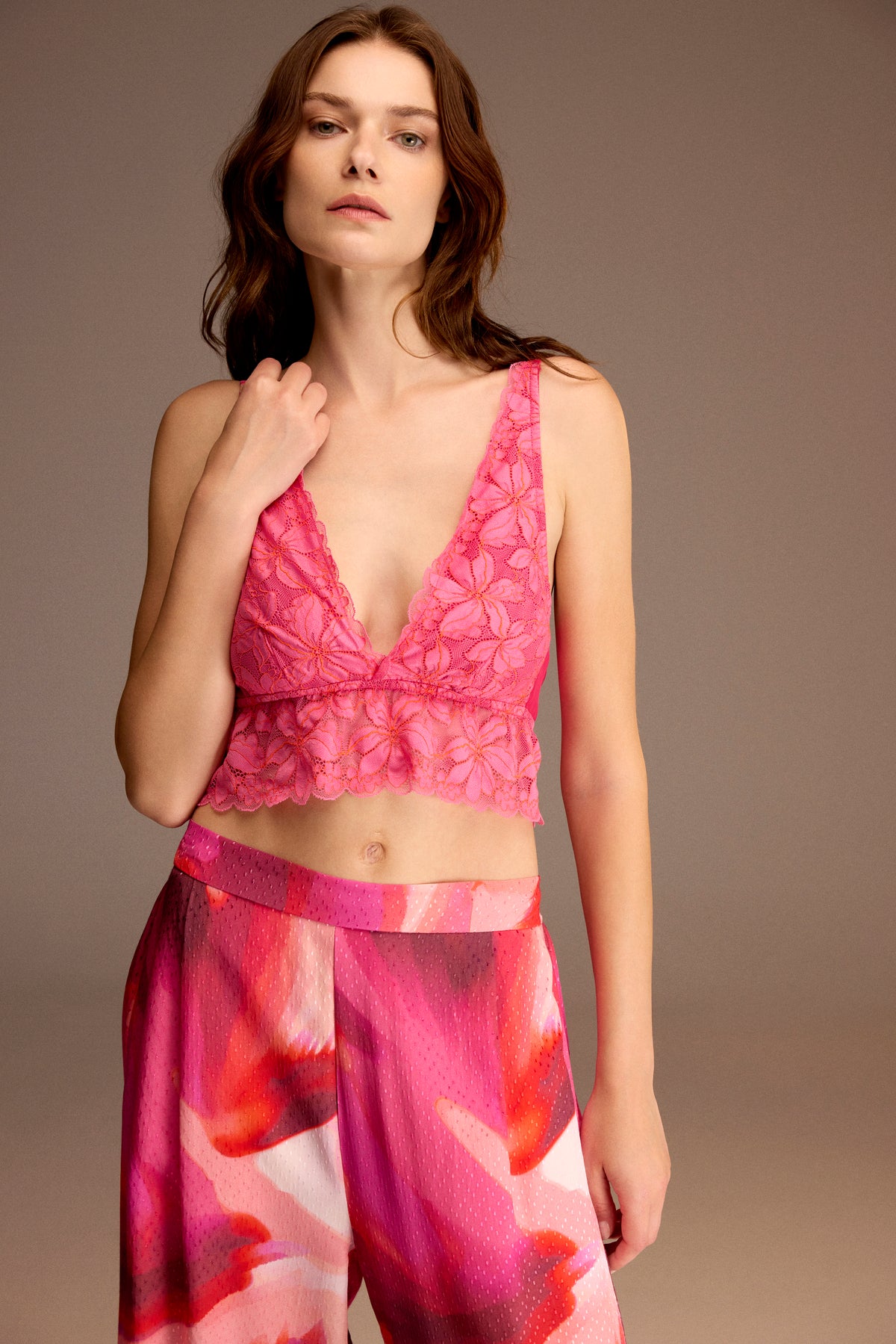 Jakar Viscose Sabahlık Pantolon Bralet 3 Lü takım BM-1949