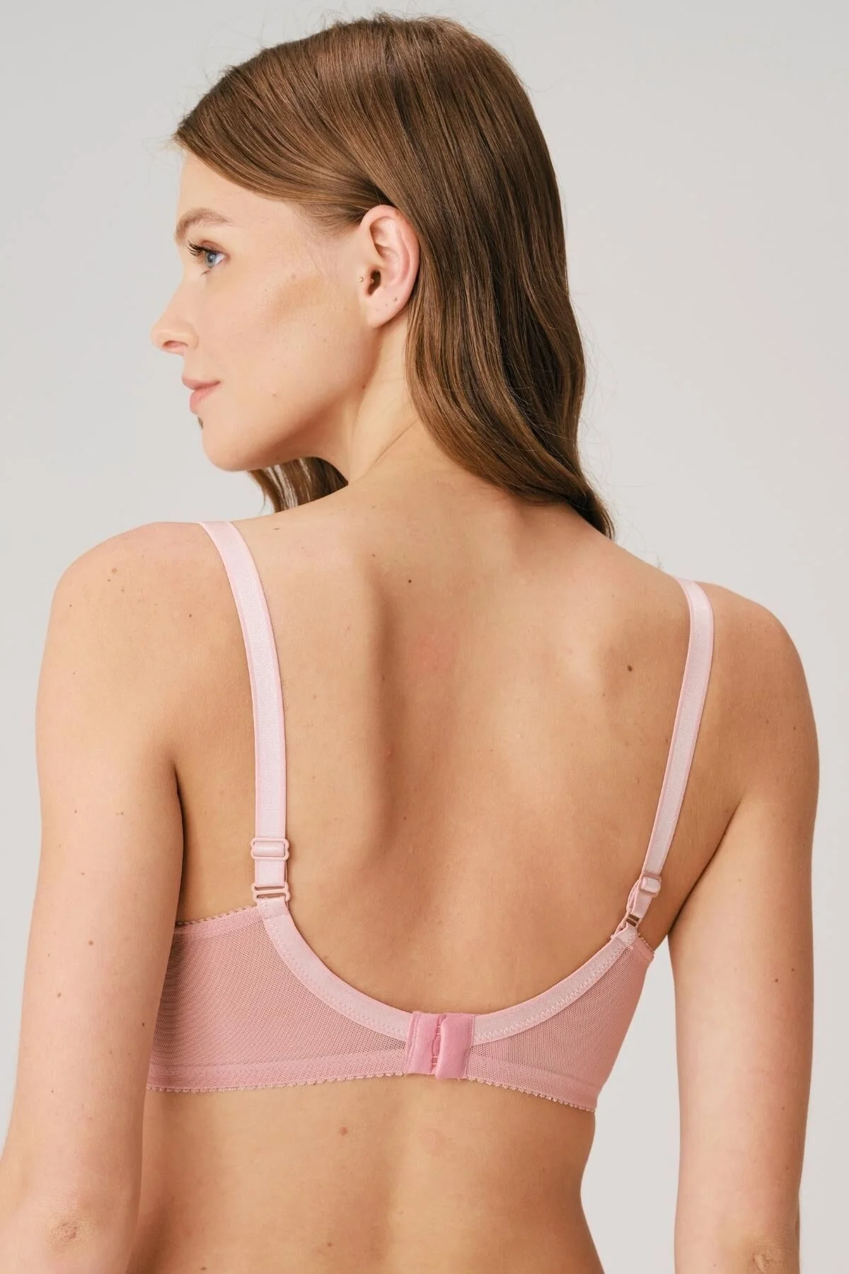 Anıl Kadın Balenli Desteksiz Dolgusuz Toparlayıcı Dantelli Küçültücü Sütyen (3634) Günlük Basic Sütyen Toptan