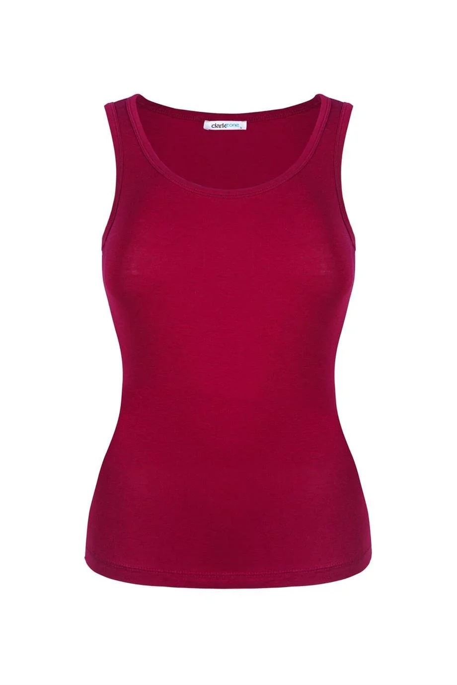 Darkzone Kadın Bordo Penye Atlet - DZWM7214 Atlet Toptan