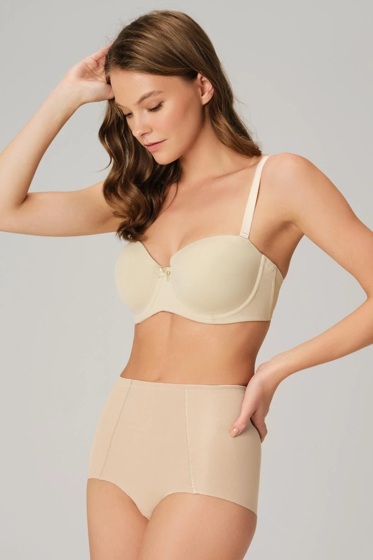 Anıl Kadın Mikro Kumaş Lazer Kesim Paça Külot Korse (2852) Alt Korse Toptan