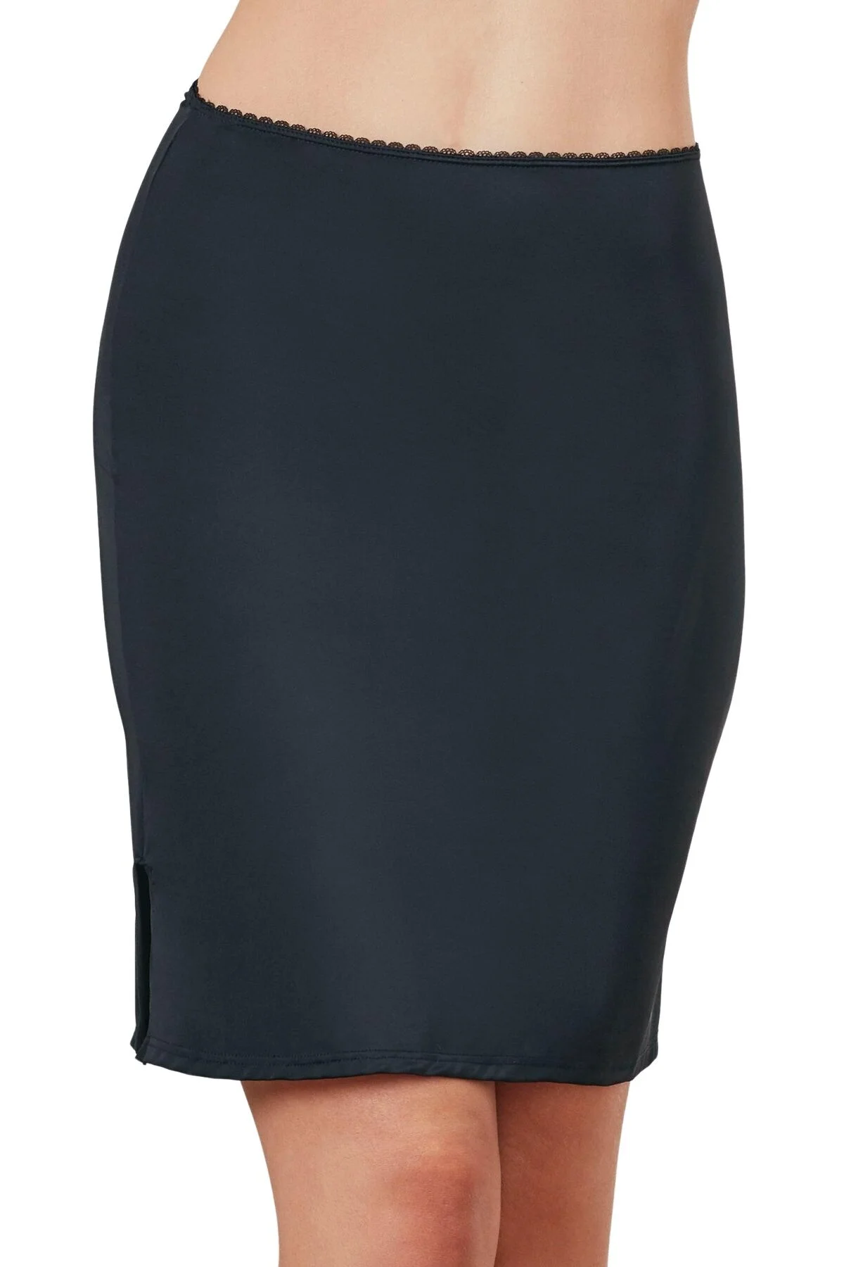 Anıl Kadın Mikropolyamid Esnek Kumaşlı Diz Üstü Kısa Etek Altı Jüpon (0623) Kısa Jüpon Toptan