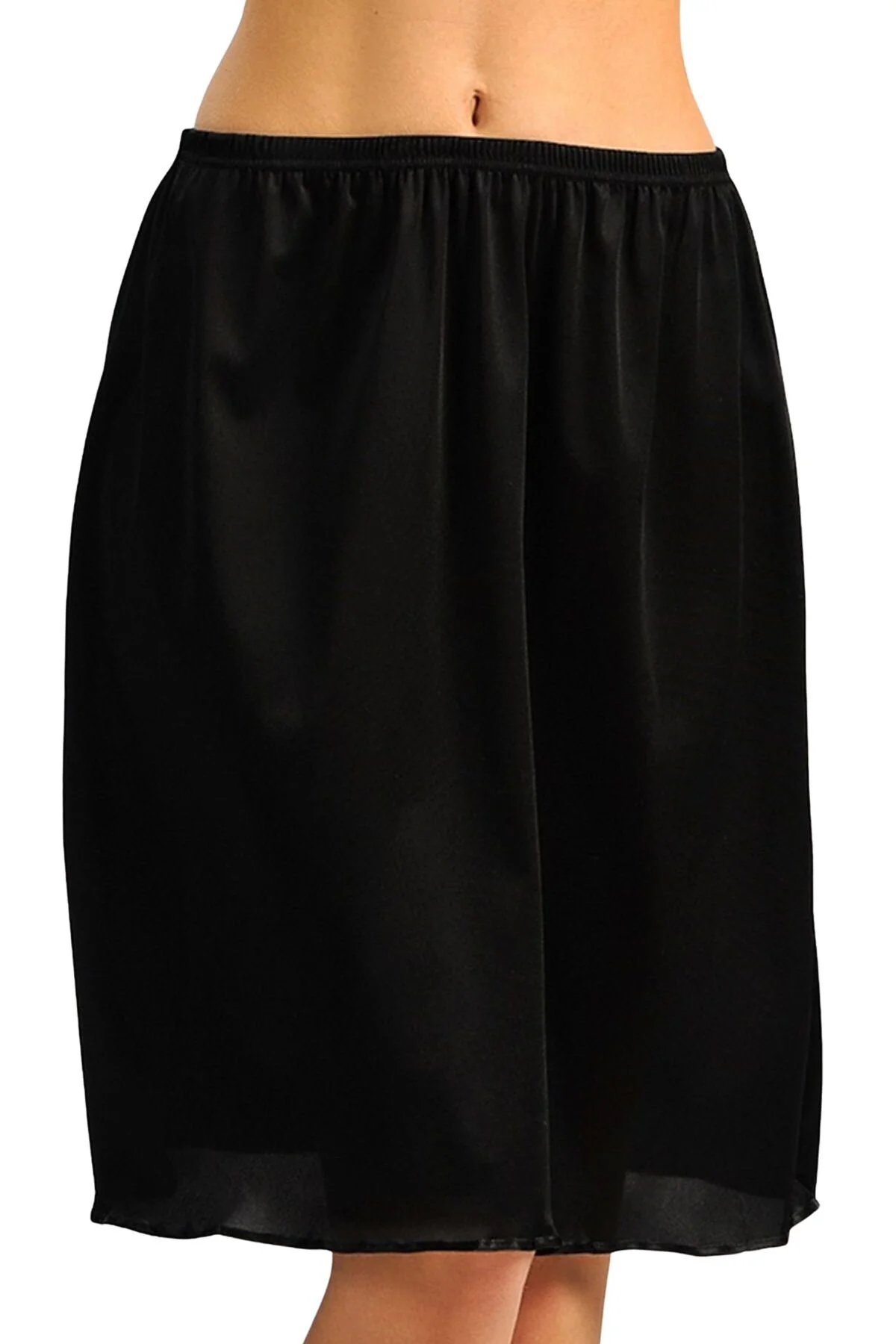 Anıl Kadın Polyamid Kumaşlı Diz Altı Uzun Etek Altı Jüpon (0616) Uzun Jüpon Toptan