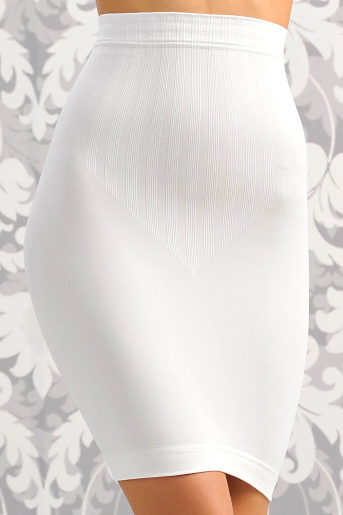 Anıl Kadın Toparlayıcı Vücut İnceltici Dikişsiz Yüksek Bel Etek Korse (2604) Alt Korse Toptan