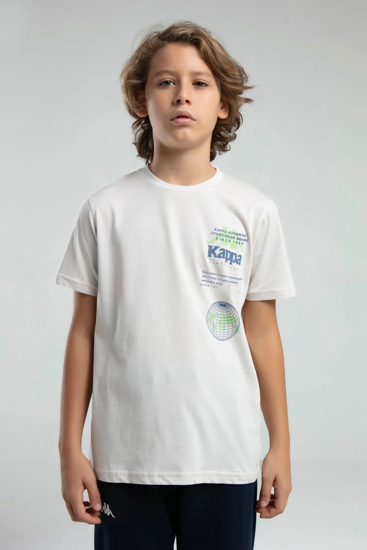 Arnetta Kappa Erkek Çocuk Krem T-Shirt T-Shirt Toptan