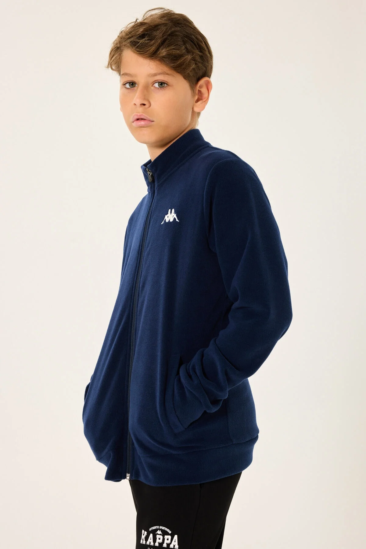 Arnetta Kappa Erkek Çocuk Lacivert Hırka Kazak & Hırka Toptan